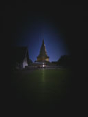 เงาพระธาตุ วัดพระธาตุจอมปิง อ.เกาะคา จ.ลำปาง